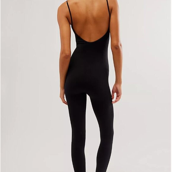 NWT Intimately Free People Seamless Catsuit Black - Picture 2 of 7